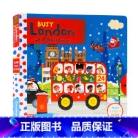 [正版]Busy系列 圣诞节繁忙的伦敦Busy London at Christmas英文原版绘本低幼英语启蒙早教机关