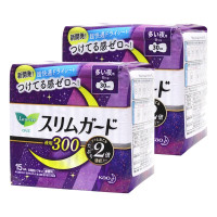花王(kao) 乐而雅卫生巾30cm15片2包透气棉柔日本原装进口