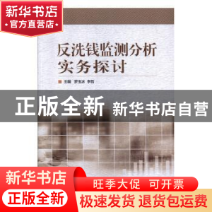 正版 反洗钱检测分析实务探讨 罗玉冰 中国金融出版社 9787504985