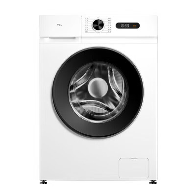 TCL 10公斤 家用大容量全自动变频滚筒洗衣机 10kg TG-V100BS 芭蕾白