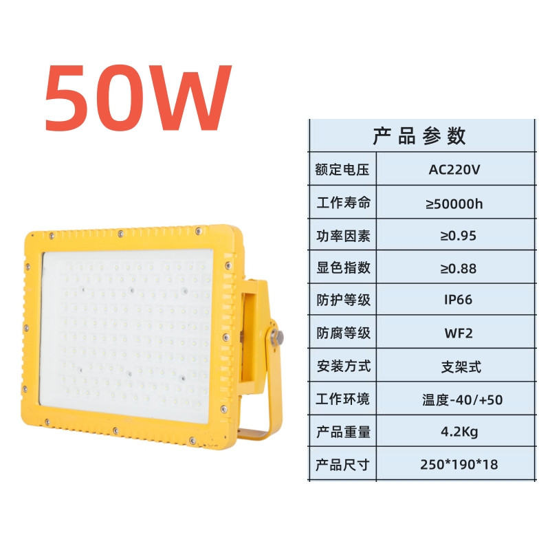 RDZM 防爆灯50W HRD97 LED三防投光灯