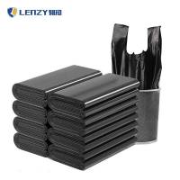 韧知 黑色手提 背心式 垃圾袋 32*53 特厚款 100个/扎