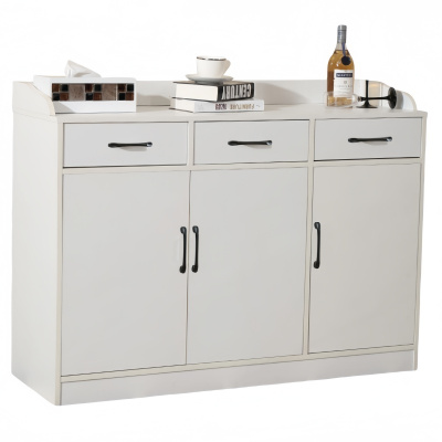 攸形三门三抽茶水柜120*40*90cm台