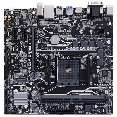 华硕（ASUS）PRIMEA320M-KAMDAM4主板支持锐龙R33200G等带HDMI接口