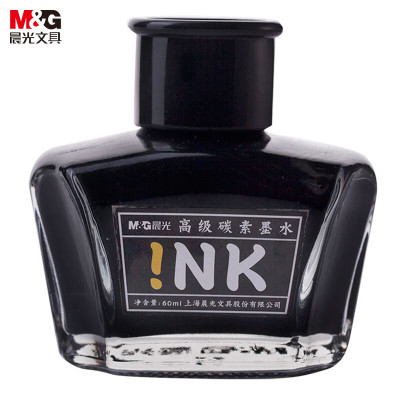 晨光高级碳素墨水AICW9001黑60ml 5支装