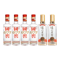 泸州老窖 国窖1573 52度100ml*4+1952 52度100ml*2 组合 41/60