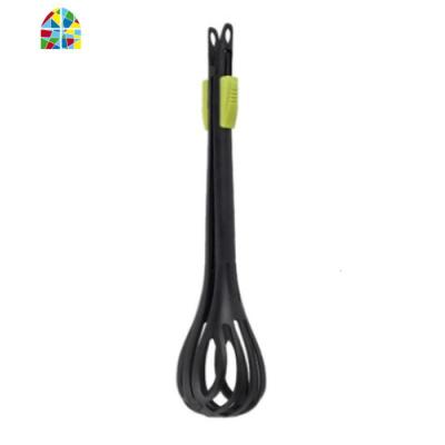 多功能优质尼龙手动打蛋器搅蛋器捞蛋器捞面厨房食品夹烧烤夹工具 FENGHOU 黑色