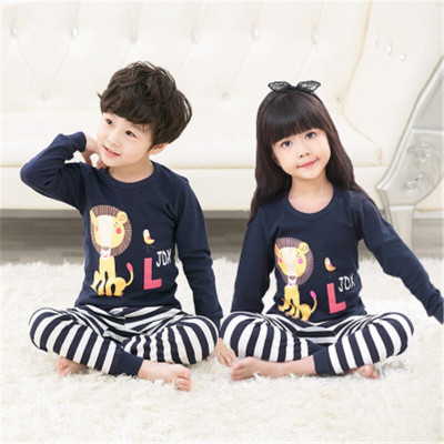 迪鲁奥（DILUAO)儿童秋衣秋裤套装棉宝宝中大童棉男孩保暖内衣男童装女童睡衣