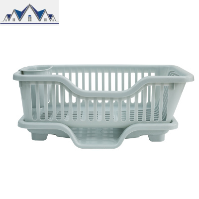 沥水碗架沥水架沥碗架塑料置物架厨房餐具收纳筐放碗架碗盘加厚 三维工匠