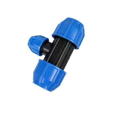 伟鹏双兴 PE快接变径三通 50*25蓝帽 个