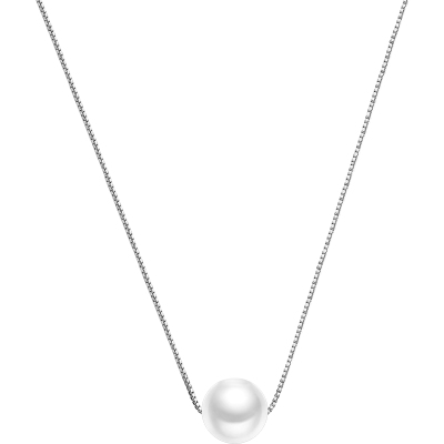 925珍珠项链纯银锁骨链女轻奢小众母贝2025年新夏冷淡风送女朋友老婆情人节七夕生日礼物