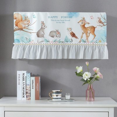 家柏饰(CORATED)空调罩挂机防尘罩北欧开机不取挂式空调套 快乐小鹿 1P~1.5P[空调长度83-88cm适用]