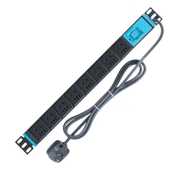 公牛 PDU桌面电竞机柜插座/插线板 GNE-1080 8位总控 5米