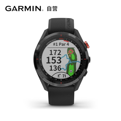 Garmin佳明ApproachS62高尔夫GPS触控智能手表心率商务腕表S62黑色进阶版（内含3只CT10）