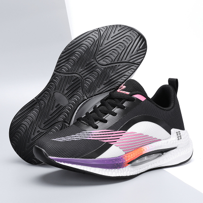 La Chessiers户外跑步鞋男春秋冬季新款超轻减震休闲运动鞋飞织网面老爹潮鞋子