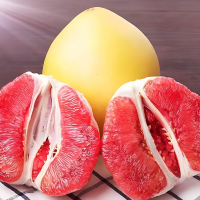 [熊猫鸟]新鲜福建平和三红柚 红心柚 净重4.5-5斤共2个装 新鲜柚子水果 蜜柚
