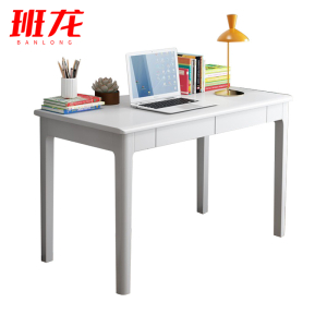 班龙办公桌120*55cm白色张