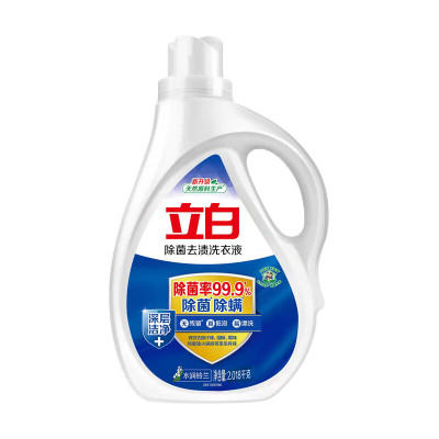 立白除菌去渍洗衣液 2.018kg *1瓶