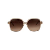 FERRAGAMO透明 beige 醋酸纤维女士太阳镜时尚百搭偏光遮阳眼镜