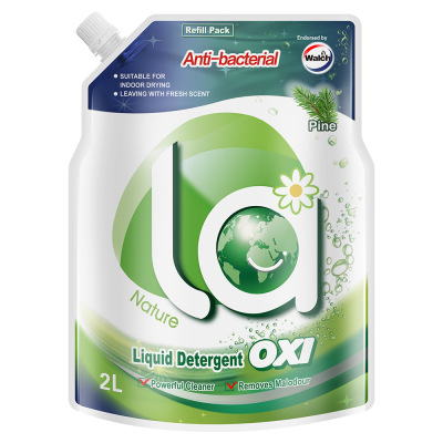 Walch/威露士洗衣液家用家庭装la有氧洗 2L松木袋装