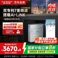 史密斯净水器家用专利4年RO膜反渗透滤芯 3:1高水效更省钱 2升/分钟厨下式直饮净水机R2000FWi-E