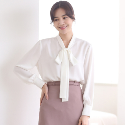 遇见衣姿2020上衣女士长袖衬衫女小众衬衣职业衬衫