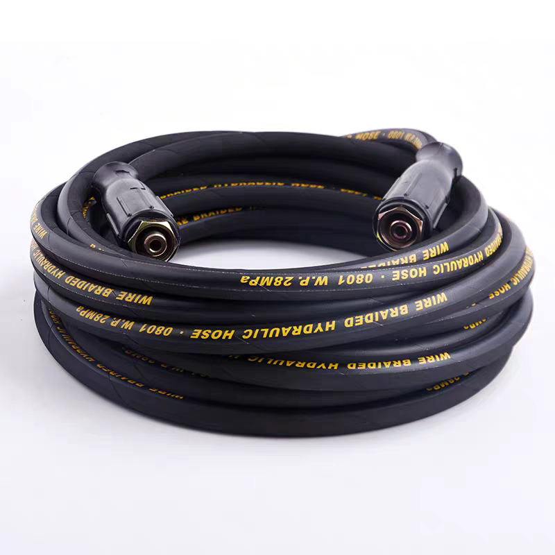 定制高压钢丝洗车机软管 规格:10mm*20m 单位:条