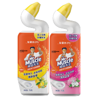 威猛先生(Mr Muscle)深层净力洁厕啫哩 柠檬草香750g+陌上花开750g