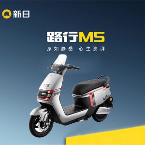 新日电动摩托车两轮 陆行M5 72V35Ah石墨烯 成人通勤电动车 1000W大功率电机