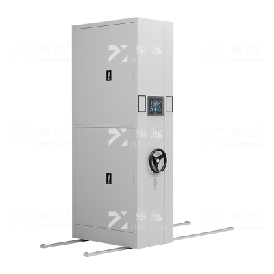 臻远ZY-MJJA-15 智能密集架移动式档案柜钢制轨道智能密集柜 通双节 一列一组