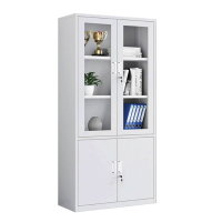 套色中二斗文件柜资料柜 (材质:0.8mm冷轧钢板) 1850*850*390mm