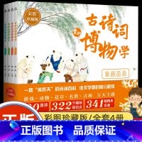 古诗词里的博物学(套装全4册) [正版]古诗词里的博物学 全套4册中国传统文化历史知识名画民俗故事中国风彩图自然之美小学