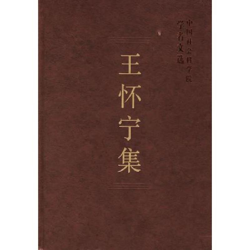 正版新书]王怀宁集/中国社会科学院学者文选中国社会科学院科研