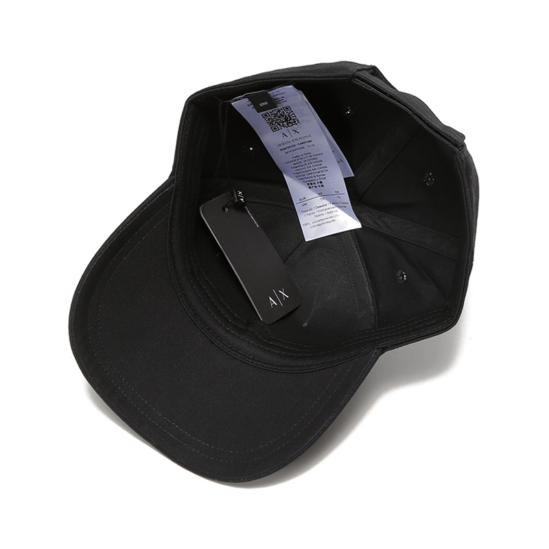 阿玛尼 armani exchange 男士织物帽子棒球帽鸭舌帽954202 2r101