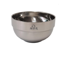 翔尔通 304双层防烫不锈钢汤碗 20cm 10个/箱