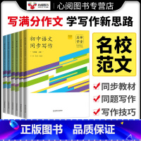 初中考场作文 九年级下 [正版]名师学堂2023秋新版初中生语文同步作文阅读七八九789年级上下写作理解训练书语文阅读理