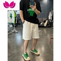 七斓短裤男士夏季装2023新薄款宽松运动大裤衩休闲中裤潮牌五分裤子男