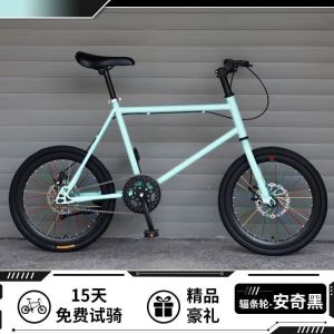 死飞自行车成年人山地实心胎碟刹新款公路赛车男女士学生儿童单车