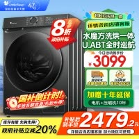 小天鹅(LittleSwan)滚筒洗衣机全自动 洗烘一体机 水魔方护形护色 10公斤大容量[TD100V618PLUS]