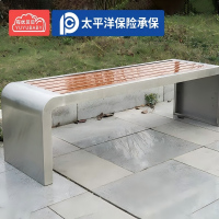 有优贝贝户外游乐设施公园长庭院塑木菠萝格不锈钢铁艺焊接