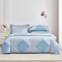 梦洁家纺tg四件套 纯棉印花四件套:都市幻梦 床单款 (被套200*230cm)