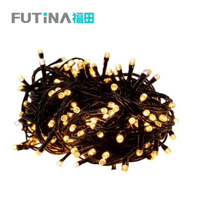 福田 LED黑线串灯彩灯 闪烁20米140灯 条