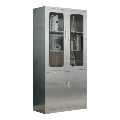 鑫升顺不锈钢文件柜档案柜资料柜储物柜器械柜仪器柜304全不锈钢大器械柜