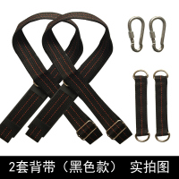 汐岩电动扳手背带 腰包挎包工具包扳手背包木工架子工背带木工架子工腰架背包腰带 2套精品背带(送皮圈销子)黑色