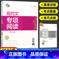 [正版]南大励学高分阅读 现代文课外专项阅读八年级第3版 初中语文8年级现代文创新阅读训练全解全练课外阅读思维拓展训练