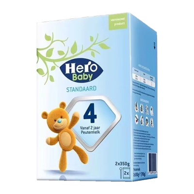 有效期到26年11月-Hero Baby婴幼儿配方奶粉4段700g2岁以上 荷兰美素纸盒经典版 宝宝奶粉 原装进口