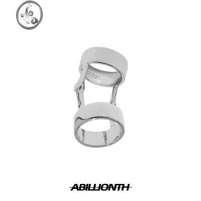 JiMi 金属支架食指关节戒指小众设计冷淡高级感指环ins女