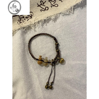 JiMi葫芦铃铛编织可调节手链新中式手工编织礼物女式手环