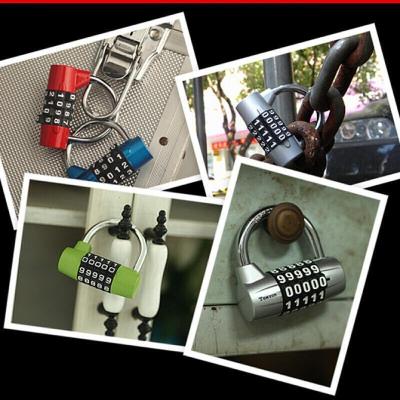 BONJEAN健身房密码挂锁 橱柜大号更衣柜子会所工具箱防盗窗大字挂锁密码锁头