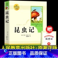 [人教版]昆虫记 买1赠2 [正版]红星照耀中国和昆虫记原著必读名著法布尔八年级上册必读课外书人民教育出版社初二8初中阅